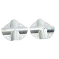 4 Way Connector Bracket Bolt on Bracket for 1 5/8" x 1 5/8" Round Post