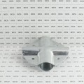 4 Way Connector Bracket Bolt on Bracket for 2" (1 7/8") x 2" (1 7/8") Round Post