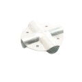 4 Way Connector Bracket Bolt on Bracket for 2" (1 7/8") x 2" (1 7/8") Round Post