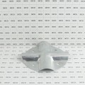 4 Way Connector Bracket Bolt on Bracket for 2" (1 7/8") x 2" (1 7/8") Round Post