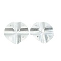4 Way Connector Bracket Bolt on Bracket for 2" (1 7/8") x 2" (1 7/8") Round Post
