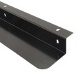 Chain Link DAC 24" Tall Gate Latch Protector for 2" Posts (Black)
