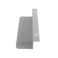 Chain Link DAC 12" Tall Gate Latch Protector for 3" Posts (Silver)