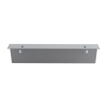 Chain Link DAC 12" Tall Gate Latch Protector for 3" Posts (Silver)
