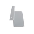 Chain Link DAC 12" Tall Gate Latch Protector for 3" Posts (Silver)