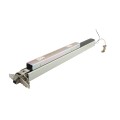 Chain Link DAC Standard Exit Bar Kit with 36" Detex Value Series Bar with Electric Latch Retraction & 12" Tall Silver Plate