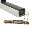 Chain Link DAC Standard Exit Bar Kit with 36" Detex Value Series Bar with Electric Latch Retraction & 12" Tall Silver Plate