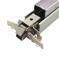 Chain Link DAC Standard Exit Bar Kit with 36" Detex Value Series Bar with Electric Latch Retraction & 12" Tall Silver Plate