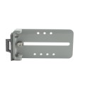 Chain Link DAC Standard Exit Bar Kit with 36" Detex Value Series Bar with Electric Latch Retraction & 12" Tall Silver Plate