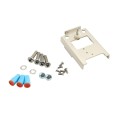 Chain Link DAC Standard Exit Bar Kit with 36" Detex Value Series Bar with Electric Latch Retraction & 12" Tall Silver Plate
