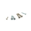 Chain Link DAC Standard Exit Bar Kit with 36" Detex Value Series Bar with Electric Latch Retraction & 12" Tall Silver Plate