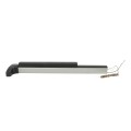 Chain Link DAC Standard Exit Bar Kit with 36" Detex Value Series Bar with Electric Latch Retraction & 12" Tall Silver Plate