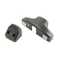 Chain Link DAC Standard Exit Bar Kit with 48" Detex Value Series Bar with Switch & Silver Plate