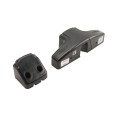 Chain Link DAC Superior Kit with 48" Detex Value Series Exit Bar with Switch & Black Plate