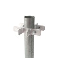 Bufftech 5" x 5" Post EZ Set Brackets for 1 7/8" or 2" Round Posts (Pair)
