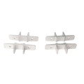 Bufftech 5" x 5" Post EZ Set Brackets for 1 7/8" or 2" Round Posts (Pair)
