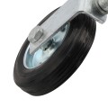 Chain Link Fence 360 Degree Swivel Swing Gate Wheel (6" Solid Rubber Wheel) for 1 3/8" Gate Frame (Other)