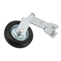 Chain Link Fence 360 Degree Swivel Swing Gate Wheel (6" Solid Rubber Wheel) for 1 3/8" Gate Frame (Other)