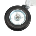 Chain Link Fence 360 Degree Swivel Swing Gate Wheel (6" Solid Rubber Wheel) for 1 3/8" Gate Frame (Other)