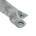 Chain Link Fence 360 Degree Swivel Swing Gate Wheel (6" Solid Rubber Wheel) for 1 3/8" Gate Frame (Other)