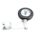 Chain Link Fence 360 Degree Swivel Swing Gate Wheel (6" Solid Rubber Wheel) for 1 5/8" Gate Frame