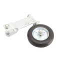 Chain Link Fence 360 Degree Swivel Swing Gate Wheel (6" Solid Rubber Wheel) for 1 5/8" Gate Frame