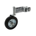 Chain Link Fence 360 Degree Swivel Swing Gate Wheel (6" Solid Rubber Wheel) for 2" (1 7/8") Gate Frame (Other)