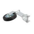 Chain Link Fence 360 Degree Swivel Swing Gate Wheel (6" Solid Rubber Wheel) for 2" (1 7/8") Gate Frame (Other)