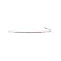 Chain Link 6 1/2" Long Fence Ties [100 Quantity] for 1 5/8" and 2" [1 7/8" OD] Posts - Fence Hook Ties (Aluminum)