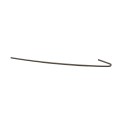 Chain Link 9 1/2" Long for 3" [2 7/8" OD] Posts x 8 Gauge (9 Gauge Core) Hook Black Fence Ties [100 Pack] - (Vinyl Coated)