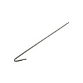 Chain Link 9 1/2" Long for 3" [2 7/8" OD] Posts x 8 Gauge (9 Gauge Core) Hook Black Fence Ties [100 Pack] - (Vinyl Coated)