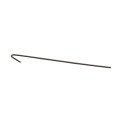 Chain Link 9 1/2" Long for 3" [2 7/8" OD] Posts x 8 Gauge (9 Gauge Core) Hook Black Fence Ties [100 Pack] - (Vinyl Coated)