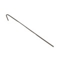 Chain Link 9 1/2" Long for 3" [2 7/8" OD] Posts x 8 Gauge (9 Gauge Core) Hook Black Fence Ties [100 Pack] - (Vinyl Coated)
