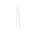 Chain Link 12 1/2" Long Fence Ties [100 Quantity] for 4" Posts - Hook Fence Ties