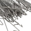 Chain Link 12 1/2" Long Fence Ties [100 Quantity] for 4" Posts - Hook Fence Ties