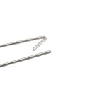 Chain Link 12 1/2" Long Fence Ties [100 Quantity] for 4" Posts - Hook Fence Ties