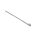 Chain Link 12" Long for 4" [4" OD] Posts x 8 Gauge (9 Gauge Core) Hook Black Fence Ties [100 Pack] - (Vinyl Coated)