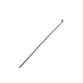 Chain Link 12" Long for 4" [4" OD] Posts x 8 Gauge (9 Gauge Core) Hook Black Fence Ties [100 Pack] - (Vinyl Coated)