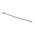 Chain Link 12" Long for 4" [4" OD] Posts x 8 Gauge (9 Gauge Core) Hook Black Fence Ties [100 Pack] - (Vinyl Coated)