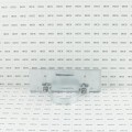 Rackable Chain Link 3" [3 7/8" OD] x 6" Adjustable  Wooden Fence to Post Line Adapter (Galvanized Pressed Steel) (Adapter)