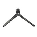 Chain Link 3" [2 7/8" OD] x 1 5/8" Black 6-Strand Barb Wire Arm - V Barb Arm (Pressed Steel) (Arm)