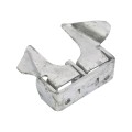 1 3/8" Wall Mount Chain Link Fence Butterfly Gate Latch - Two Way Galvanized Steel Fence Gate Latch