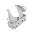 1 3/8" Wall Mount Chain Link Fence Butterfly Gate Latch - Two Way Galvanized Steel Fence Gate Latch