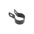 Chain Link 1 3/8" Beveled Black Brace Band [12 Gauge] - Rail End Band (Galvanized Steel)