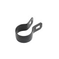 Chain Link 1 3/8" Beveled Black Brace Band [12 Gauge] - Rail End Band (Galvanized Steel)