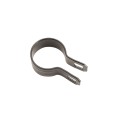 Chain Link 1 5/8" Black Beveled Brace Band - (Galvanized Steel)