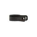 Chain Link 1 5/8" Black Beveled Brace Band - (Galvanized Steel)