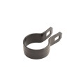 Chain Link 1 5/8" Black Beveled Brace Band - (Galvanized Steel)