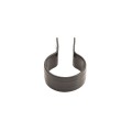 Chain Link 1 5/8" Black Beveled Brace Band - (Galvanized Steel)