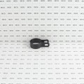 Chain Link 1 5/8" Black Beveled Brace Band - (Galvanized Steel)